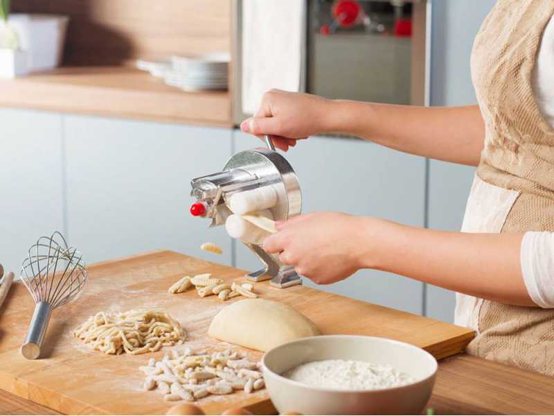 MAMMAMIA Little Mama -  Manual Aluminium Steel Pasta Maker