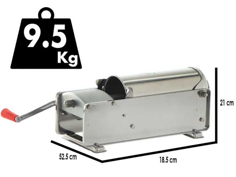 Tre Spade Mod. 5 Deluxe - 5 Kg Professional Manual Sausage Stuffer - 2 Speeds