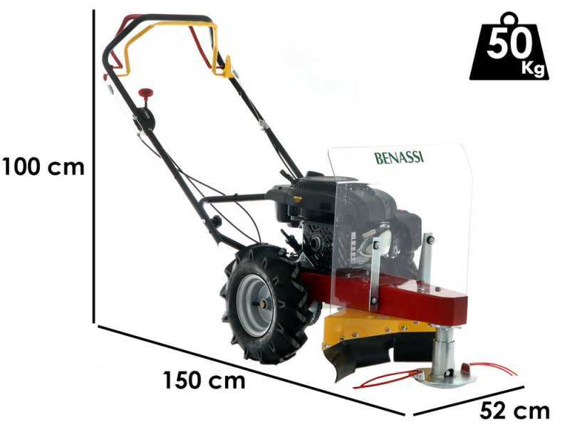 Benassi MD 555 R - Self-propelled 4-stroke gasoline wheeled brush cutter - rato RV 150