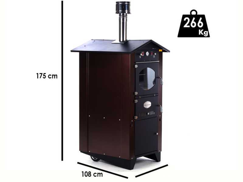 Rossofuoco Garden 80 - Outdoor Wood-fired Oven 