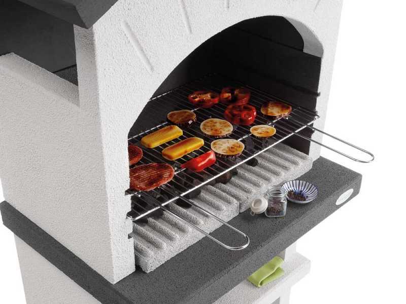Palazzetti Vieste Masonry Wood-fired and Charcoal Barbecue