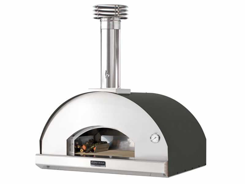 Fontana Mangiafuoco Antracite - Wood-fired Oven 