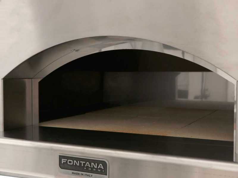 Fontana Mangiafuoco Antracite - Wood-fired Oven 
