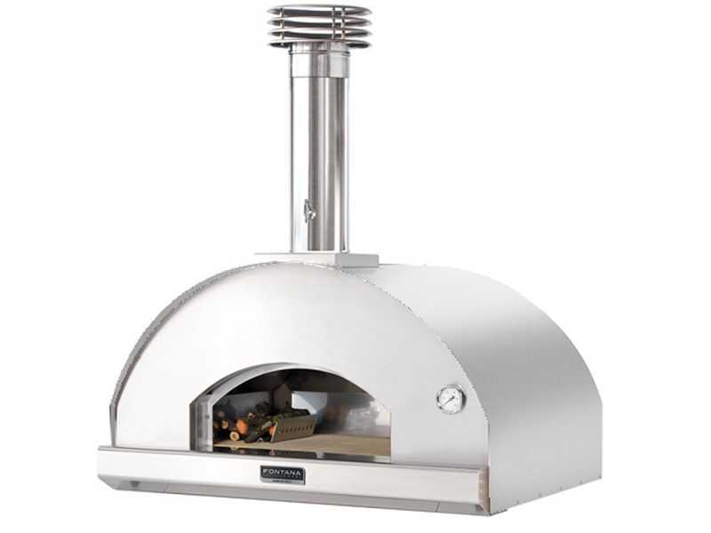 Fontana Mangiafuoco INOX - Wood-fired Oven 