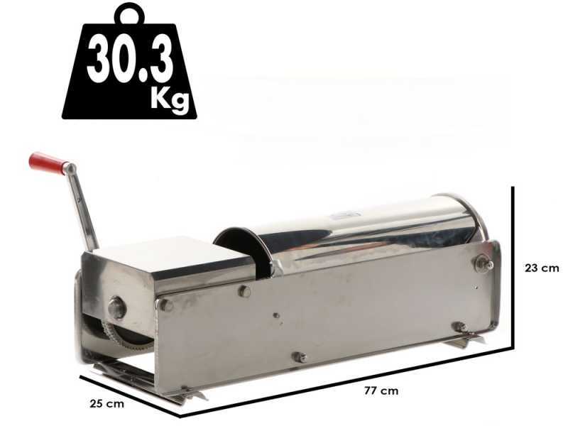 Tre Spade Mod. 15 Deluxe - 15 Kg Professional Manual Sausage Stuffer - 2 Speeds