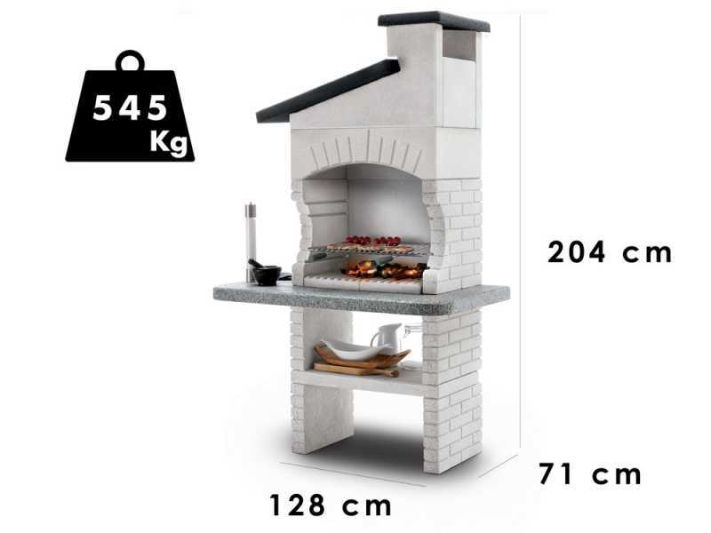 Palazzetti Guanaco 2 Wood-fired and Charcoal Masonry Barbecue