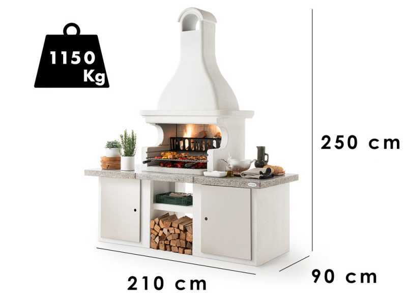 Wood-fired and Charcoal Masonry Barbecue Palazzetti Glasgow 3