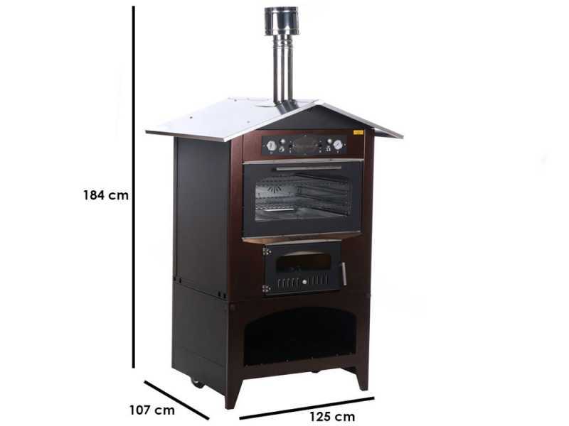 Rossofuoco Country - Outdoor Wood-fired Oven 80C 