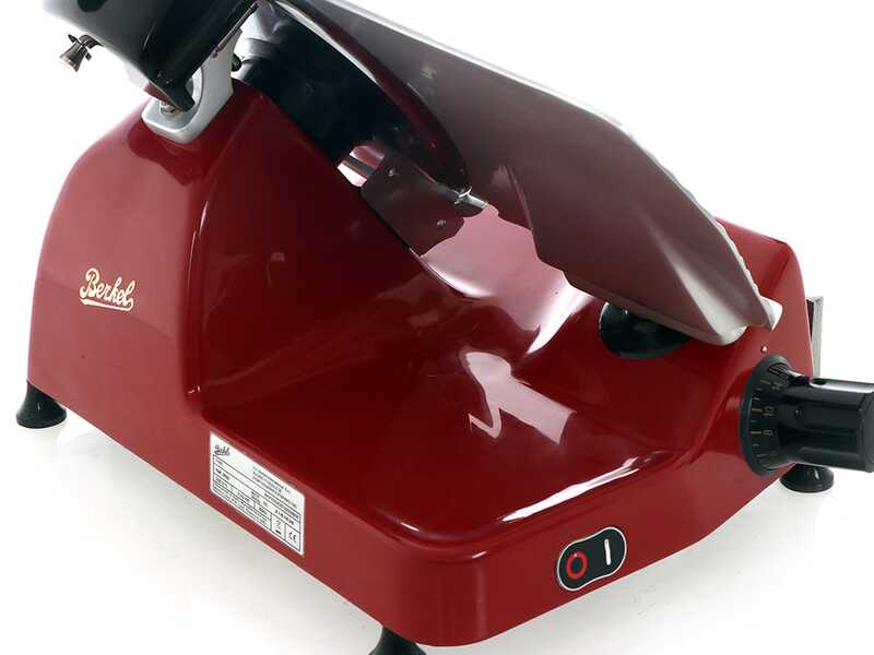 Berkel Pro Line XS25 Red - Meat Slicer with 250 mm chrome-plated steel blade