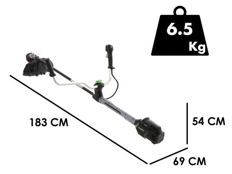EGO BCX3800 - Professional-X - Battery-Powered Brush Cutter - 56V