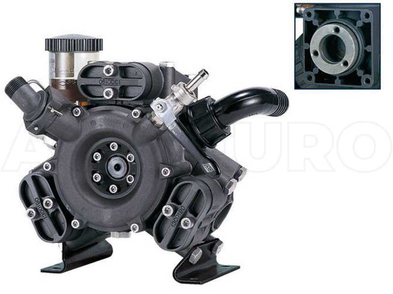 Gray 200/60 -Tractor-Mounted Mist Blower for Spraying - Capacity 200 L - AR503 Pump