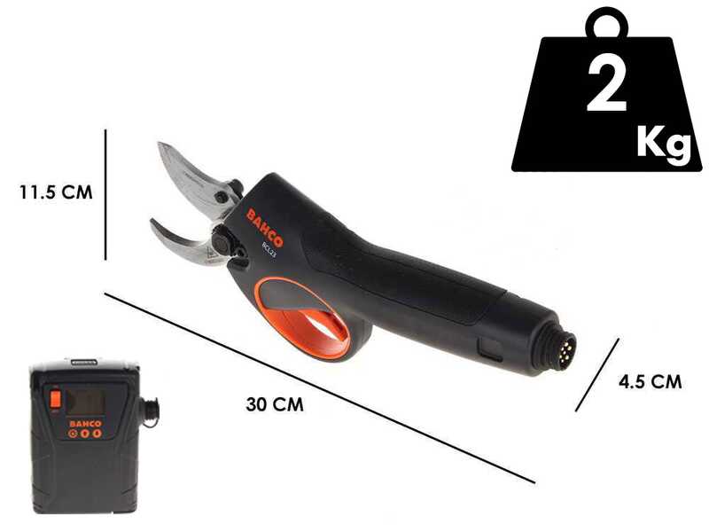 Bahco BCL23 Electric Battery-powered Pruning Shears 43.2 V - 3.4Ah