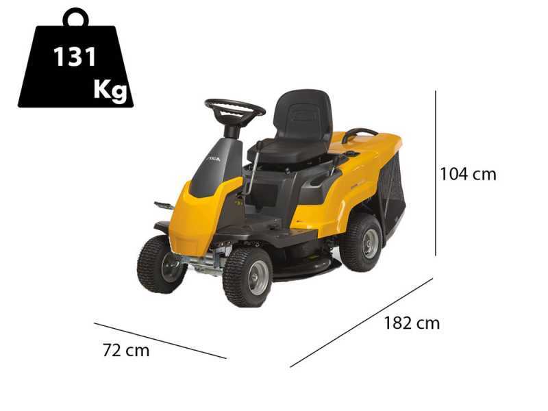 Rider lawn tractor Stiga COMBI 166 - Engine 224 cc - Cutting width 66 cm
