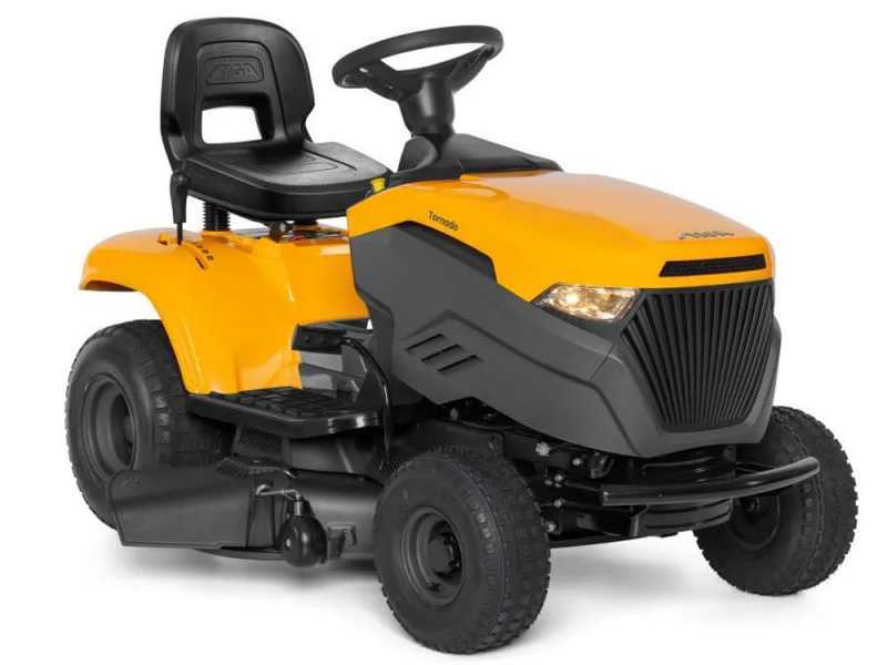 Stiga Tornado 398 M lawn tractor - mechanical transmission and side discharge