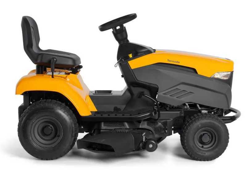 Stiga Tornado 398 M lawn tractor - mechanical transmission and side discharge