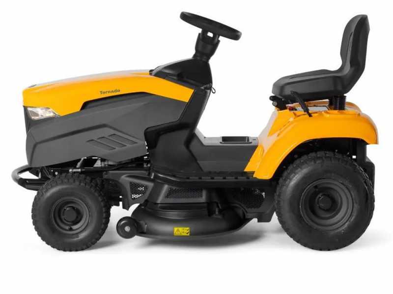 Stiga Tornado 398 M lawn tractor - mechanical transmission and side discharge