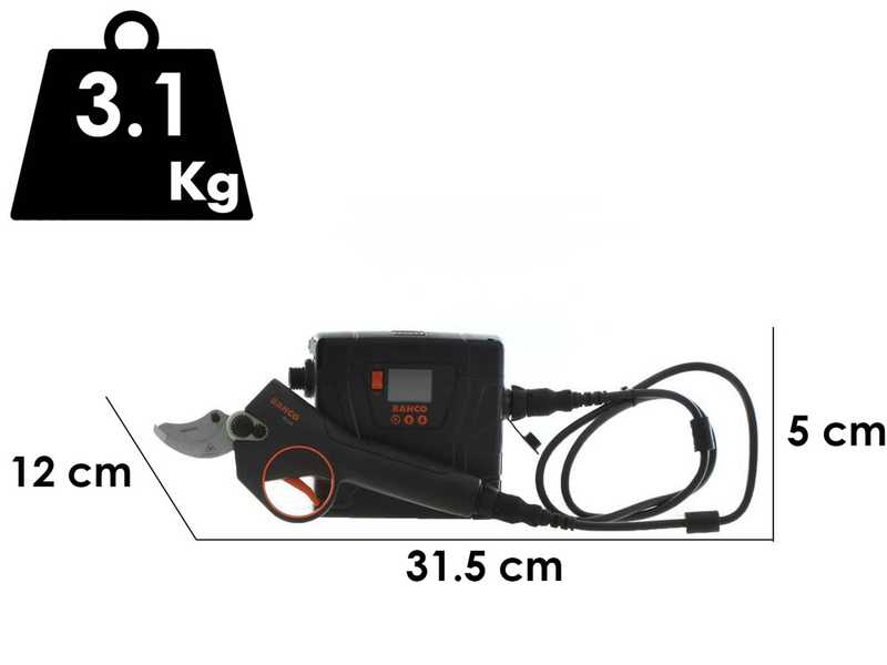 Bahco BCL24 - 43.2 V - 6.8Ah Battery-powered Electric Shears