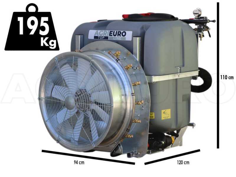 Gray 300/70 - Tractor-Mounted Mist Blower for Spraying  - Capacity 300 L - AR713 Pump