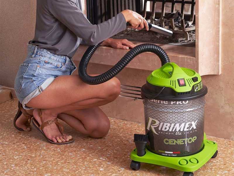 Ribimex Cenetop - 18L Ash Vacuum Cleaner - 1200W