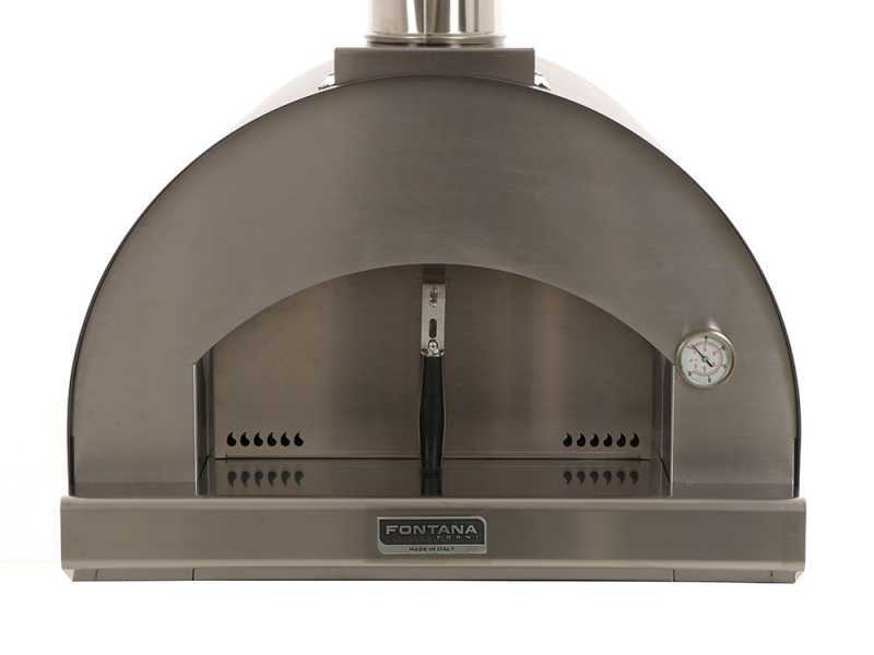 Fontana Margherita INOX - Wood-fired Oven 