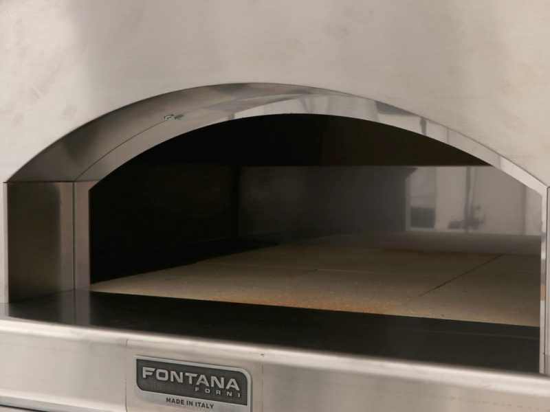 Fontana Margherita INOX - Wood-fired Oven 