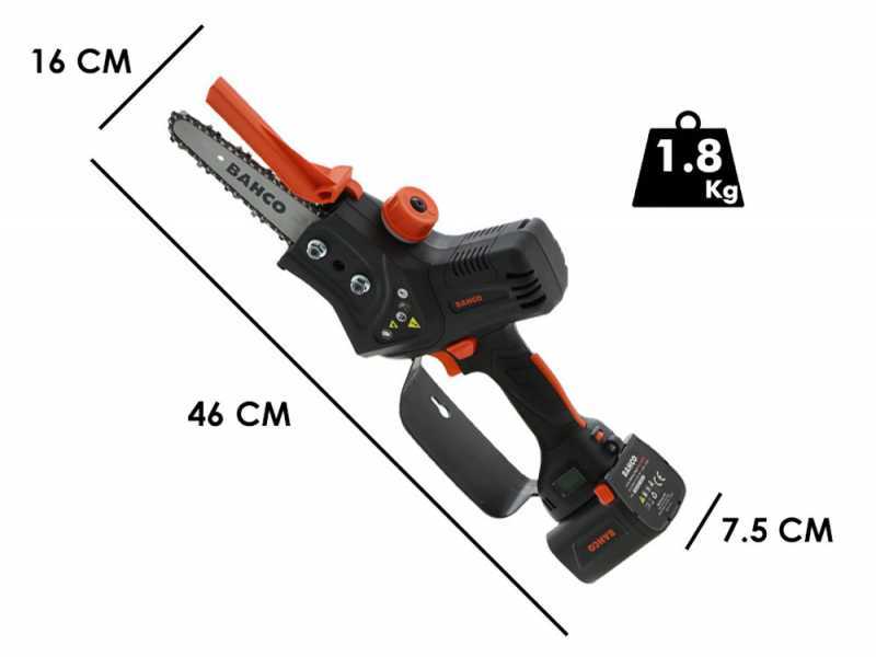 Bahco BCL15IB Battery-powered Manual Pruner - 21.6V 4 Ah