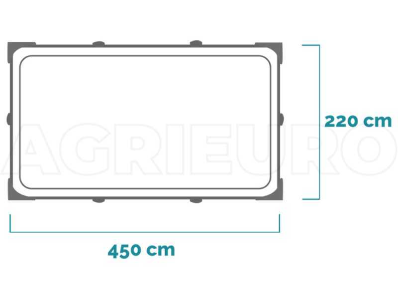 Intex Rectangular Frame 28273NP - 450x220x84 cm - Rectangular Pool