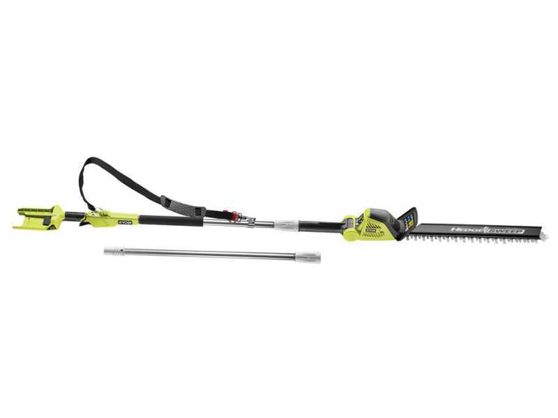 RYOBI RY36PHT50A 0 36V cordless extension pole hedge trimmer 50cm blade WITHOUT BATTERIES AND CHARGERS