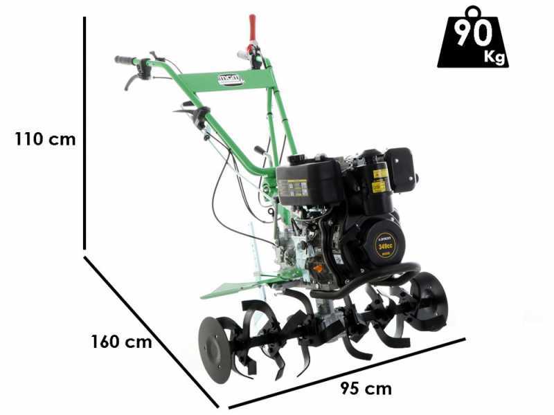 Lampacrescia MGM DL914 - 7 HP Petrol Garden Tiller - Loncin Engine