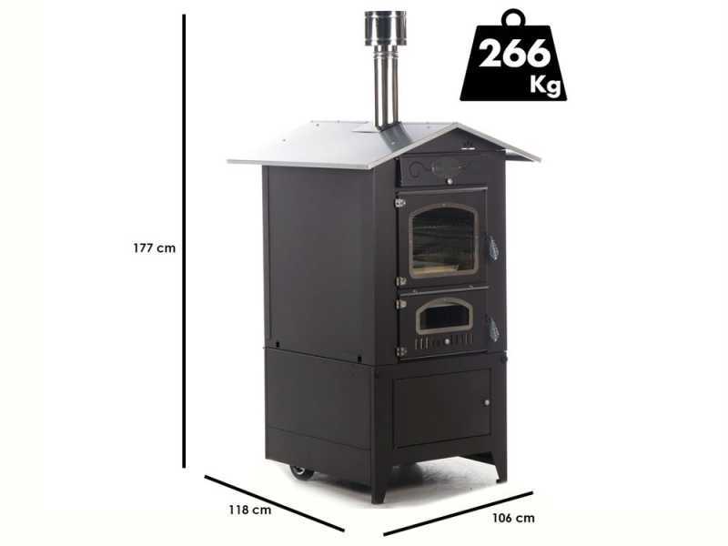 Rossofuoco Effe 80 - Outdoor Wood-fired Oven 
