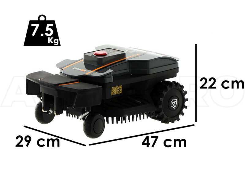 AMBROGIO ZETA R Robot Lawn Mower - Without Perimeter Wire - No Installation Required