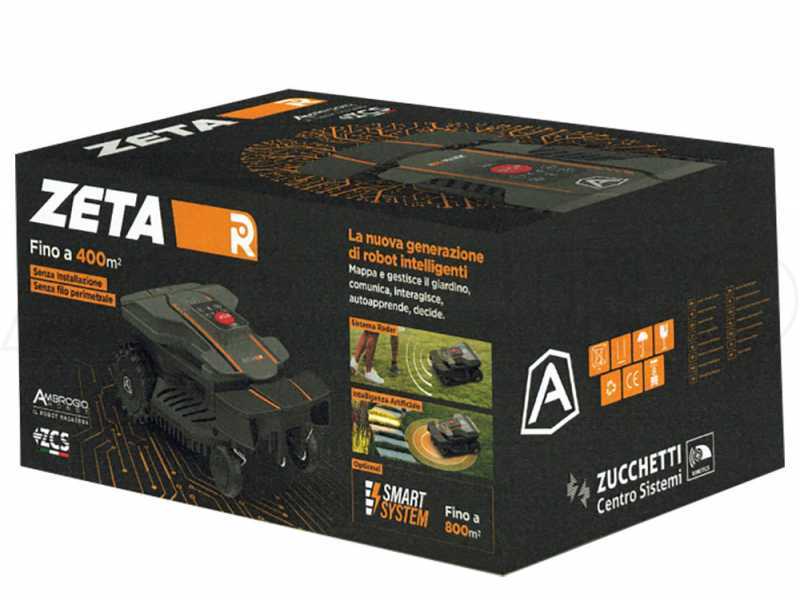 AMBROGIO ZETA R Robot Lawn Mower - Without Perimeter Wire - No Installation Required