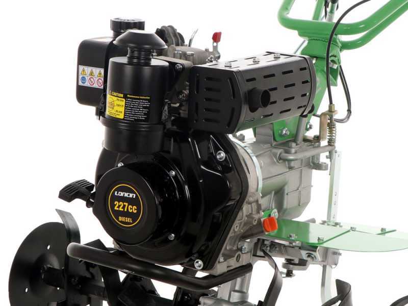 Lampacrescia MGM DL812 - 5 HP Petrol Garden Tiller - Loncin Engine
