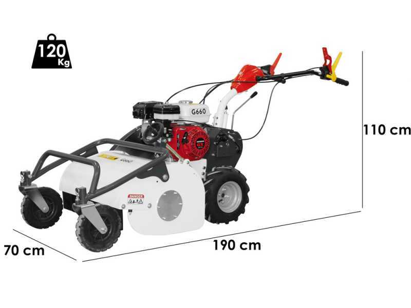 Barbieri G760 - Professional Hammer Rough Cut Mower - Honda GX200 