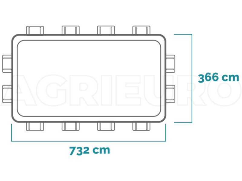 Intex Ultra XTR Frame 26364NP - 732x366x132 cm - Above-Ground Pool