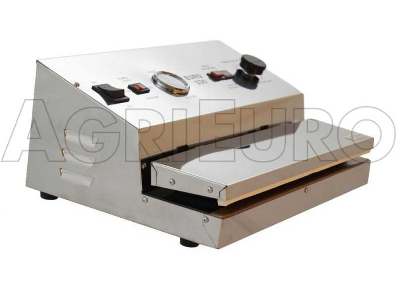 Euro 330 INOX Steel Manual Food Sealer - 33 cm Sealing Bar