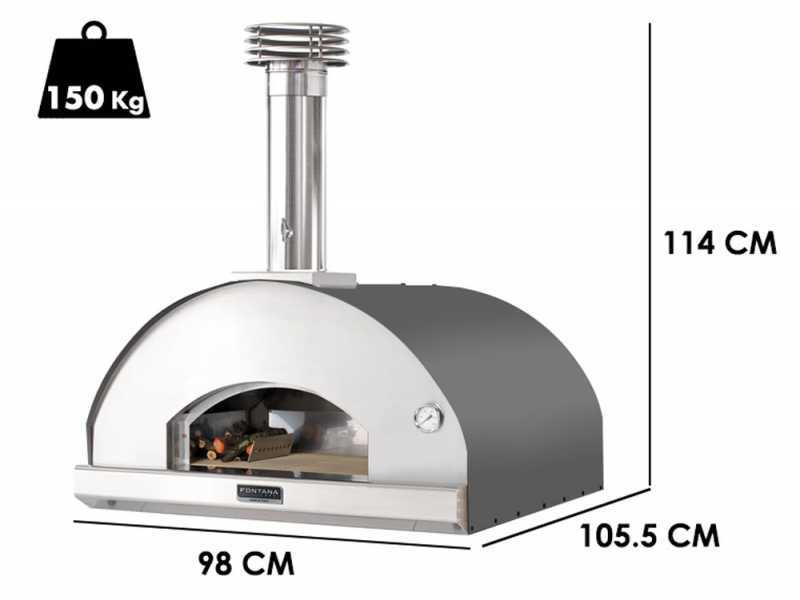 Fontana Marinara Antracite - Wood-fired Oven