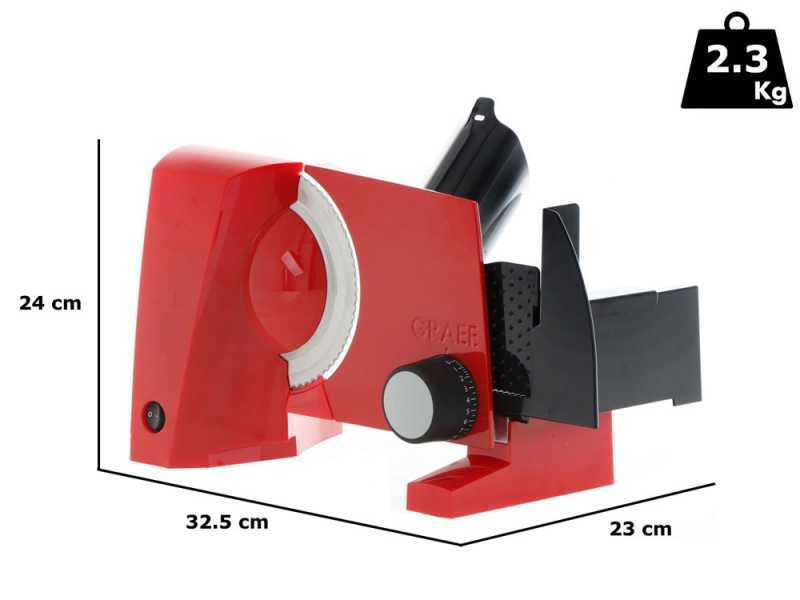 GRAEF SKS 100 Red - Meat Slicer with 170 mm blade