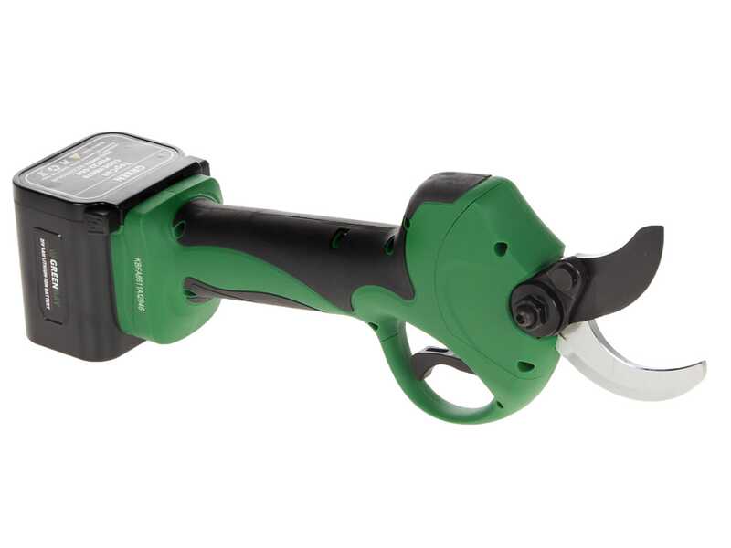 GreenBay TOPCUT 40 Electric Pruning Shears - 2x 21 V 4Ah Batteries - 40mm Cutting diameter