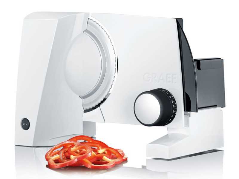 GRAEF SKS100 White - Meat Slicer with 170 mm blade