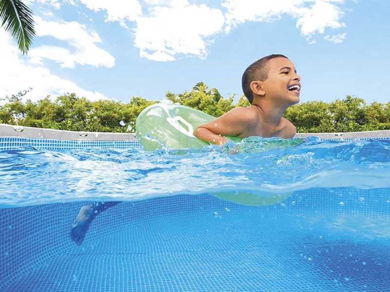 Intex Prisma Frame 26716NP - Round Pool + 45 W Filter Pump and Ladder
