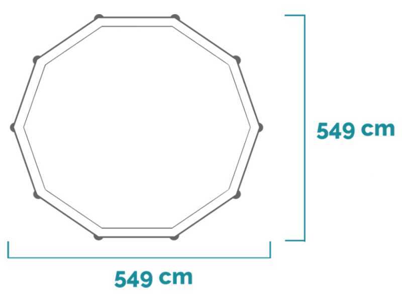 Intex Prisma Frame 26732NP - &Oslash;549x122 cm - Round Pool