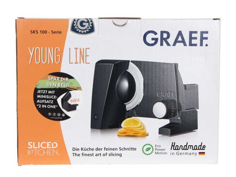 GRAEF SKS100 TWIN Red - Meat Slicer with 170 mm blade