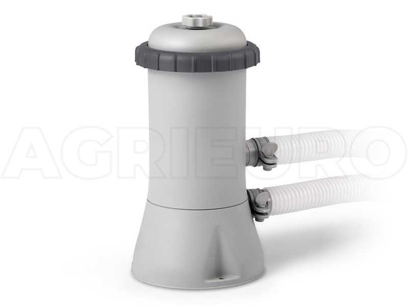 Intex Prisma Frame Chevron 26780NP - 400x200x100 cm - Above-Ground Pool + 45 W Filter Pump and Ladder