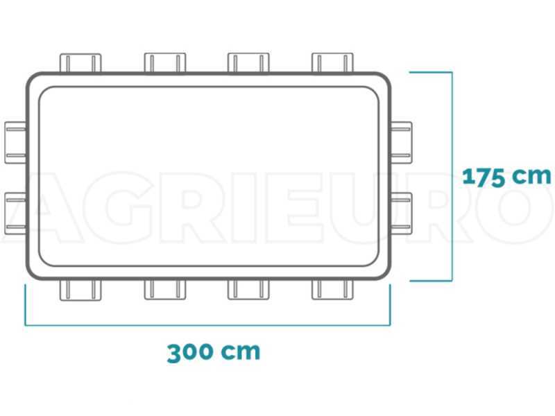 Intex Prisma Frame 26784NP - 300x175x80 cm - Above-Ground Pool + 45 W Filter Pump and Ladder