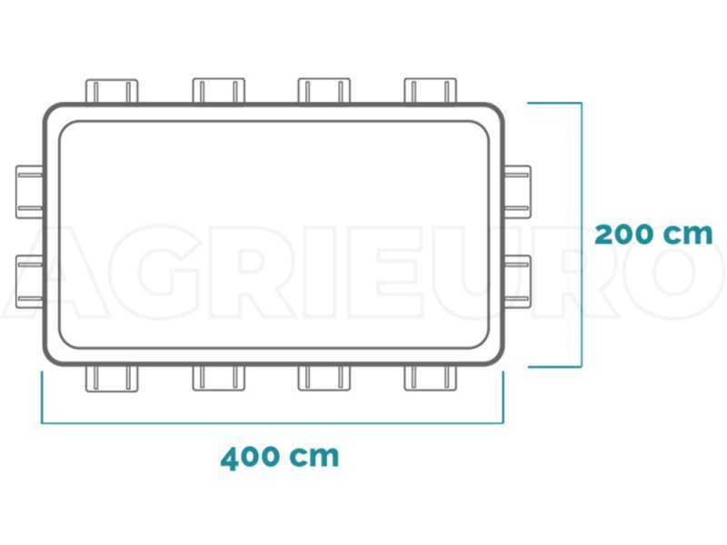 Intex Prisma Frame 26790NP - 400x200x122 cm - Above-Ground Pool + 45 W Filter Pump and Ladder