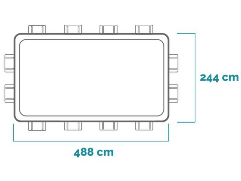 Intex Prisma Frame 26792NP - 488x244x107 cm - Above-Ground Pool