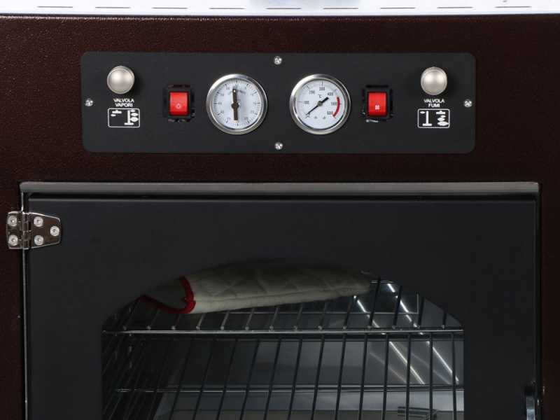 Rossofuoco Garden Color 65 Marrone - Built-in Wood-fired Oven 