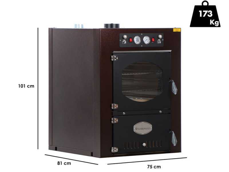 Rossofuoco Garden Color 65 Marrone - Built-in Wood-fired Oven 