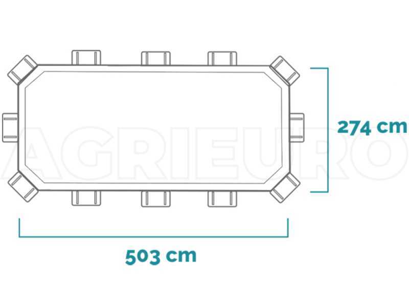 Intex Prisma Frame 26796NP - 503x274x122 cm - Oval Pool